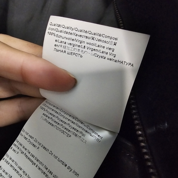 Boss Hugo Boss Charcoal Grey 100% Virgin Wool Coat Neutral - Picture 13 of 15